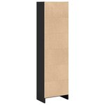 vidaXL Bibliothèque noir 40x24x143 cm bois d'ingénierie