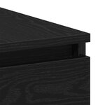 vidaXL Bureaux 2 Pièces Chêne Noir 140x50x76 cm Bois d'ingénierie