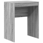 vidaXL Bureau avec rangement 2 Pièces Sonoma gris 45 5 x 34 x 127 cm