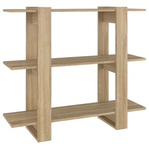 vidaXL Bibliothèque/Séparateur de pièce Chêne Sonoma 100x30x87 cm