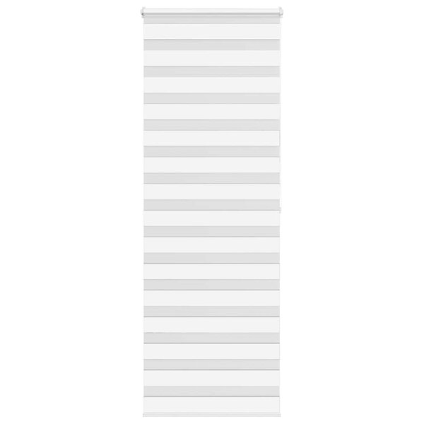 vidaXL Store zèbre blanc 70x200 cm largeur du tissu 65 9 cm polyester