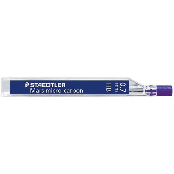 Etui de 12 mines 'Mars micro carbon' 0 7 mm HB x 12 STAEDTLER