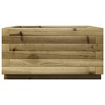 vidaXL Jardinière 50x50x26 5 cm bois de pin imprégné