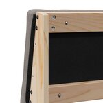 vidaXL Tête de lit capitonnée Taupe 180 cm Pin massif