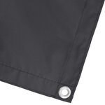 vidaXL Écran de balcon 75 x 200 cm Tissu Oxford Rectangulaire Noir