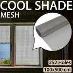 vidaXL Écran en treillis Acier inoxydable 100x500 cm Argenté