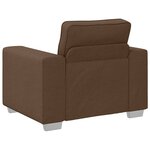 vidaXL Canapé Marron 100 x 77 x 82 cm tissu