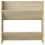 vidaXL Armoires à chaussures murales 2 Pièces Chêne Sonoma 60x18x60 cm