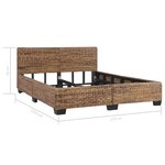 vidaXL Cadre de lit Rotin naturel 160 x 200 cm