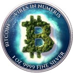 Pièce de monnaie en Argent 2 Dollars g 31.1 (1 oz) Millésime 2024 LOST BITCOIN