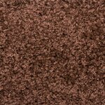 vidaXL Tapis d'escalier 10 pièces 56 x 17 x 3 cm Marron Demi-rond