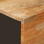 vidaXL Meuble d'appoint Marron 40 x 33 x 75 cm Bois de mangue massif