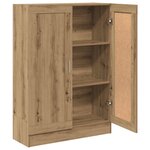 vidaXL Bibliothèque chêne artisanal 82 5x30 5x115 cm bois d'ingénierie