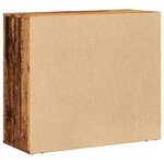 vidaXL Buffet vieux bois 80x33x70 cm bois d'ingénierie