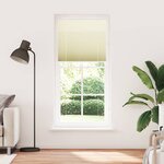 vidaXL Store plissé crème 95x200 cm largeur du tissu 94 4 cm polyester