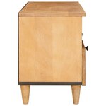 vidaXL Meuble TV Marron clair 100 x 33 x 46 cm bois de manguier massif