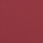 vidaXL Coussins de chaise à dossier haut lot de 2 rouge bordeaux