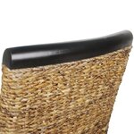 vidaXL Chaises à manger lot de 6 bois solide de manguier et abaca