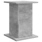 vidaXL Support de Plante Gris béton 30 5 x 30 x 43 cm