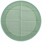 vidaXL Tapis d'extérieur vert Ø120 cm PP