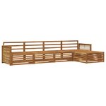 vidaXL Ensemble de canapés d'extérieur 5 pc Naturel