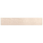 vidaXL Coureur de Tapis MARSA Crème 100 x 400 cm Polyester et PVC