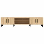 vidaXL Meuble TV Chêne Sonoma 180x31 5x40 cm Bois d'ingénierie