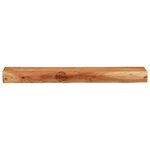 vidaXL Étagères murales 2 Pièces 100x17x8 cm bois massif d'acacia