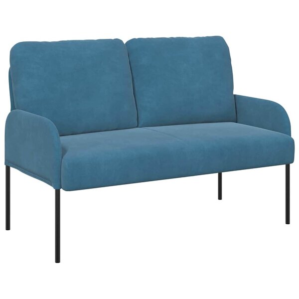 vidaXL Canapés avec coussin Bleu 115 x 56 x 80 cm Contreplaqué