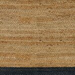 vidaXL Tapis de surface Gris foncé 80 x 400 cm Jute