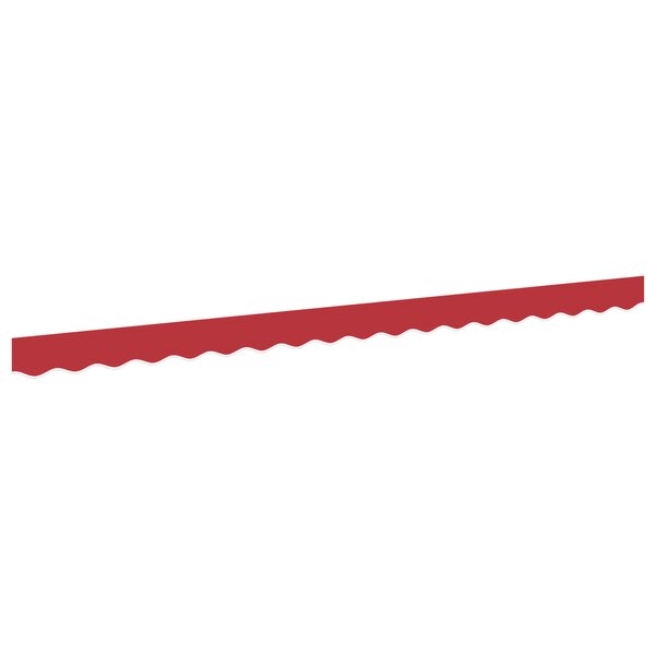 vidaXL Bande de Auvent pour cadre de 4 m Rouge 3.8x0.2 m