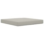 vidaXL Coussin de canapé d'extérieur Gris 80 x 80 x 8 cm Polyester