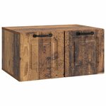 vidaXL Meuble TV mural Bois ancien 59 5 x 41 x 30 cm Bois d'ingénierie
