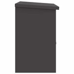vidaXL Boîte de dépôt de colis Noir 44 x 35 x 59 cm Acier
