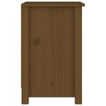 vidaXL Tables de chevet 2 Pièces Marron miel 40x35x55 cm Bois pin massif