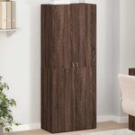 vidaXL Armoire de classement chêne marron 60x32x153 cm bois ingénierie
