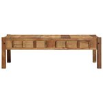 vidaXL Table basse Marron 110 x 54 x 35 cm Bois Recyclé Solide