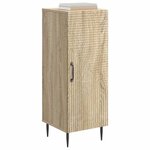 vidaXL Buffet Chêne Sonoma 33 x 34 5 x 89 5 cm Bois d'ingénierie