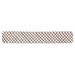 Nature Treillis de jardin 30x180 cm saule naturel marron
