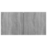 vidaXL Armoire TV suspendue Sonoma gris 60x30x30 cm Bois d'ingénierie