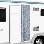 vidaXL Moustiquaire Bleu et blanc 56x200 cm Chenille