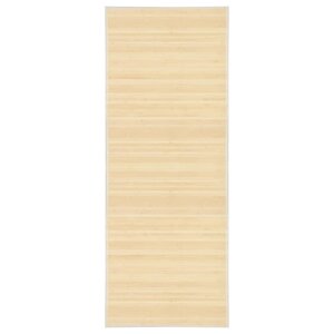 vidaXL Tapis Bambou 80x200 cm Naturel