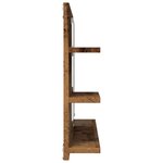 vidaXL Armoire à miroir de salle de bain vieux bois bois d'ingénierie