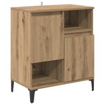 vidaXL Buffets 2 Pièces Chêne artisanal 60 x 35 x 70 cm Bois d'ingénierie