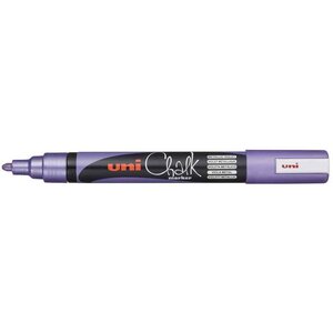 Marqueur craie Chalk PWE5M  violet métallique UNI-BALL