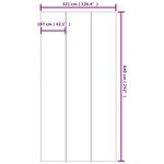 vidaXL Bâche de piscine gris clair 640x321 cm géotextile polyester