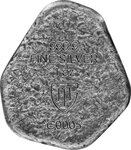 Pièce de monnaie en Argent g 31.1 (1 oz) Millésime 2025 Cast Rune BERKANAN