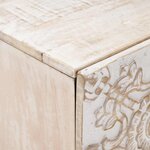 vidaXL Cabinet de chevet 2 Pièces Blanc 40 x 33 5 x 46 cm