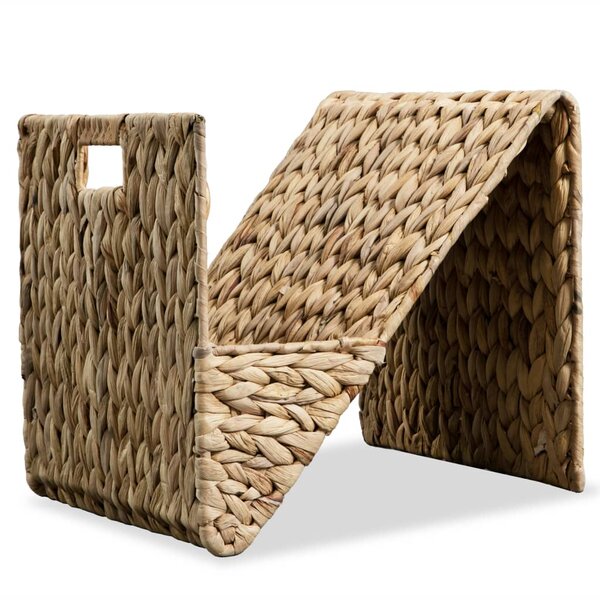 vidaXL Porte-revue 31 x 31 x 31 cm Jacinthe d'eau