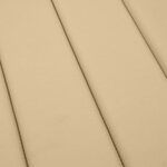 vidaXL Coussin de chaise longue beige mélangé 186x58x3 cm tissu